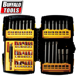 41 Piece Driver Bit Set with Quick Change Connector&nbsp;&nbsp;Model#&nbsp;DBS41PRO