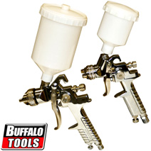 2 Piece Gravity Fed Spray Gun Kit Model# HVLPK2