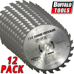 12 Pack 7.25 Inch Carbide Blade Model# SBCT714-12
