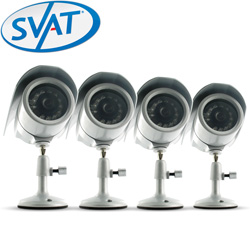 4 Pack Indoor/Outdoor Night Vision Cameras&nbsp;&nbsp;Model#&nbsp;VU301-4C