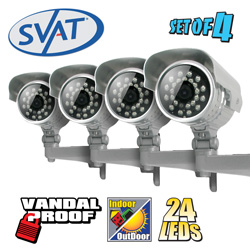 4 Hi-Res Night Vision Cams&nbsp;&nbsp;Model#&nbsp;VU500-4C
