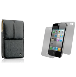 Executive Vertical Leather Belt Clip Carrying Case&nbsp;&nbsp;Model#&nbsp;IP3GS-EV