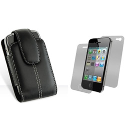 Premium Vertical Executive Case with White Stitching Model# IP3GS-VWST