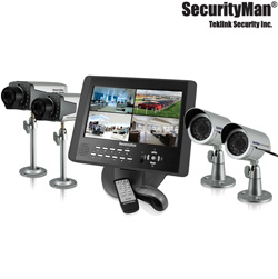 4 Channel DVR with 10.2 Inch LCD and 4 Cameras - 80GB&nbsp;&nbsp;Model#&nbsp;LCDDVR4-80K