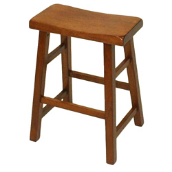 Saddle Stool - Dark Oak&nbsp;&nbsp;Model#&nbsp;00106