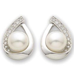 Diamond & Pearl Earrings Model# JE566