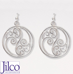 Scroll Earrings&nbsp;&nbsp;Model#&nbsp;JE328
