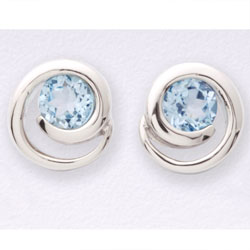 Blue Topaz Earrings&nbsp;&nbsp;Model#&nbsp;JE5136