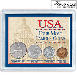 USA Four Most Famous Coins&nbsp;&nbsp;Model#&nbsp;7269