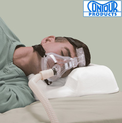 Contour CPAP Pillow with Velour Cover Model# 14-101R-DS-730