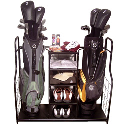 Double Golf Bag Organizer/Stand Model# 457