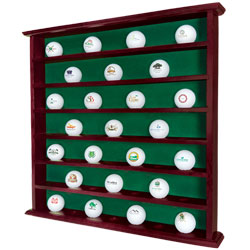 49 Golf Ball Mahogany Wall Cabinet&nbsp;&nbsp;Model#&nbsp;1937