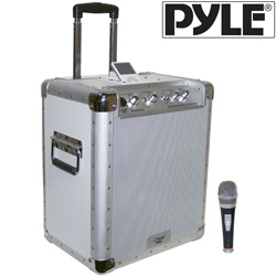 Portable PA System with iPod� Dock&nbsp;&nbsp;Model#&nbsp;PCMX240I