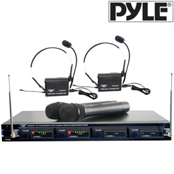 4 Mic VHF Wireless Rack Mount&nbsp;&nbsp;Model#&nbsp;PDWM4300