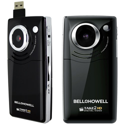 USB Slide-Out, Flip-Up Screen Digital Camera/Camcorder&nbsp;&nbsp;Model#&nbsp;T200(BLK)