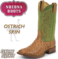 Cognac Vintage Green Full Quill Ostrich Boots&nbsp;&nbsp;Model#&nbsp;MD6502