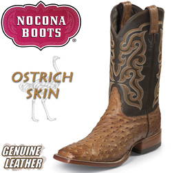 Brown Vintage Full Quill Ostrich Boots&nbsp;&nbsp;Model#&nbsp;MD6503
