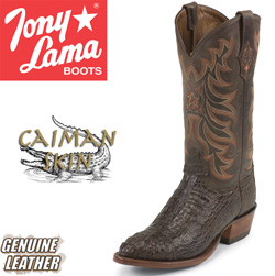 Tony Lama Chocolate Caiman Boots&nbsp;&nbsp;Model#&nbsp;CZ1062