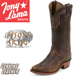 Tony Lama Bison Skin Boots Model# CZ6980