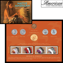 Native American West Coin & Stamp Collection Model# 111