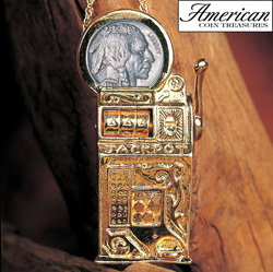 Slot Machine Pin/Pendant with Buffalo Nickel Model# 10299