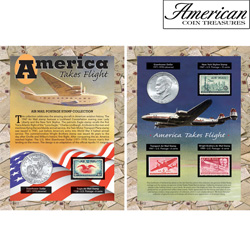 America Takes Flight Coin & Stamp Collection&nbsp;&nbsp;Model#&nbsp;194