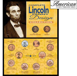 Complete Lincoln Penny Design Collection&nbsp;&nbsp;Model#&nbsp;11085