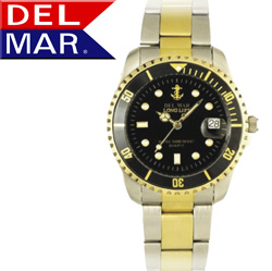 Del MarĀ® Men's Anchor Dial Watch Model# 50481
