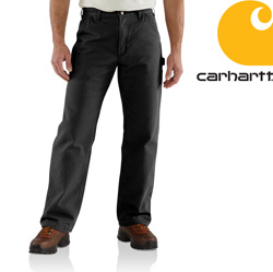 CarharttĀ® Washed Duck Work Dungaree - Black Model# B11