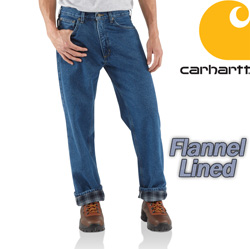 CarharttĀ® Relaxed Fit Flannel Lined Jean Model# B172