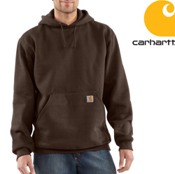 Carhartt Heavyweight Hooded Sweatshirt - Dark Brown&nbsp;&nbsp;Model#&nbsp;K184