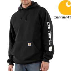 Carhartt� Midweight Hooded Sweatshirt - Black&nbsp;&nbsp;Model#&nbsp;K288