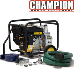 Champion® 2 Inch Semi-Trash Pump With Hose Kit&nbsp;&nbsp;Model#&nbsp;65525