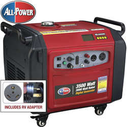3500W Digital Generator with Push Electric Start Model# APG-3105