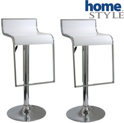 Bar Stool Set - White&nbsp;&nbsp;Model#&nbsp;BS1083WSET