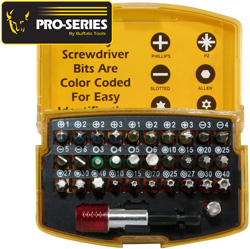 32 Piece Screwdriver Bit Set Model# PS07562
