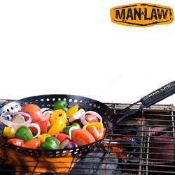 BBQ Non-Stick Skillet Basket&nbsp;&nbsp;Model#&nbsp;MANH3