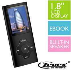 4GB MP4 Player - Narrow&nbsp;&nbsp;Model#&nbsp;MP-5558-4BK