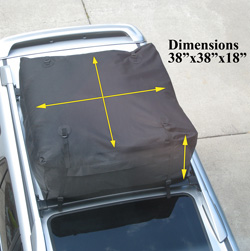 Advantage SportsRack Soft Top Weather Resistant Roof Top Cargo Bag&nbsp;&nbsp;Model#&nbsp;3020
