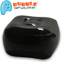 Bubble Inflatables Ottoman Model# 24003-BK