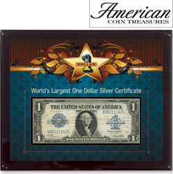 World's Largest Silver Certificate&nbsp;&nbsp;Model#&nbsp;11293