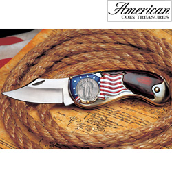Standing Liberty Silver Quarter Pocket Knife Model# 11453