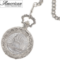 Statue of Liberty Commemorative Coin Pocket Watch&nbsp;&nbsp;Model#&nbsp;11456