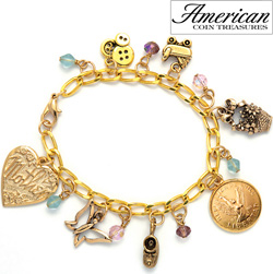 Angel Coin Baby Charm Bracelet&nbsp;&nbsp;Model#&nbsp;11371