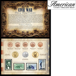Civil War Coin... Stamp Collection&nbsp;&nbsp;Model#&nbsp;11228