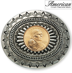 Sacagawea Golden Dollar Belt Buckle Model# 11322
