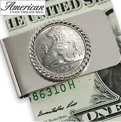 Belgian Coin Money Clip Model# 11363