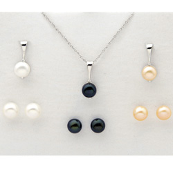 White/Black/Pink Earring & Neck Model# JS210