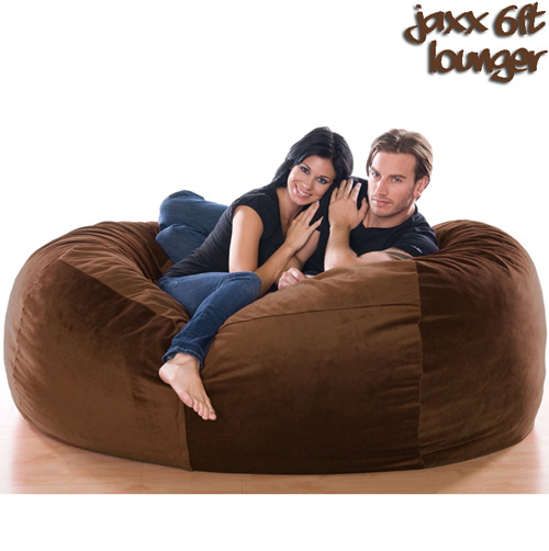 6FT VELVISH BEANBAG-ESPRSO
