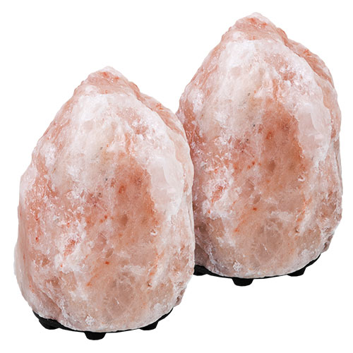 Handcarved Salt Lamp - 2 Pack